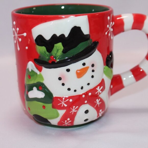 Sleigh Bell Bistro Snowman "Let It Snow" Holiday Mug - Picture 10 of 10